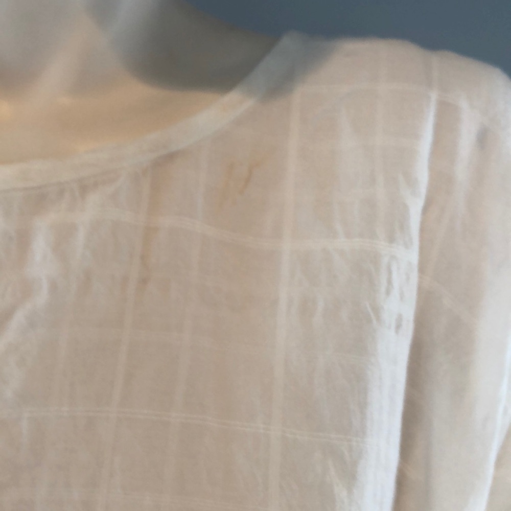 NWOT Vince White Long Sleeve Blouse Size Small - Picture 8 of 8